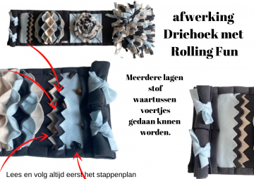Afwerking driehoek met rolling fun 1 0