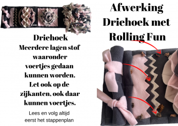 Afwerking driehoek met rolling fun 20