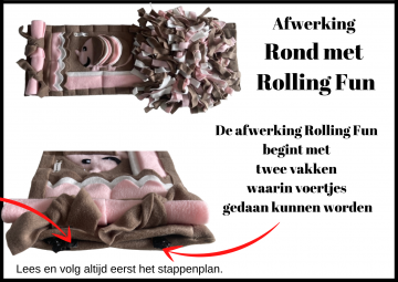 Afwerking driehoek met rolling fun 41