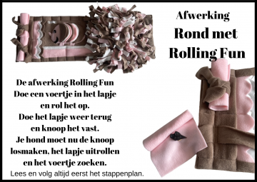 Afwerking driehoek met rolling fun 42