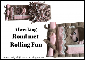 Afwerking driehoek met rolling fun 43