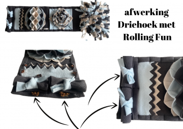 Afwerking driehoek met rolling fun 7