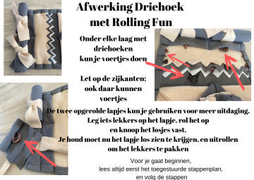 Afwerking driehoek met rolling fun