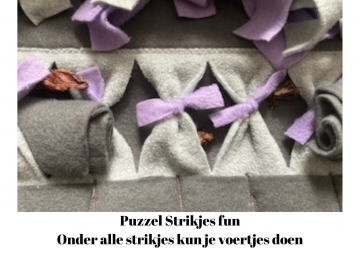 De hele mat is afgewerkt met vakjes dit zorgt voor tientallen extra zoek opties 12