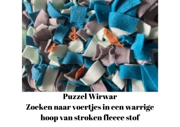 De hele mat is afgewerkt met vakjes dit zorgt voor tientallen extra zoek opties 34