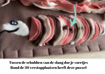 De hele mat is afgewerkt met vakjes dit zorgt voor tientallen extra zoekopties 3