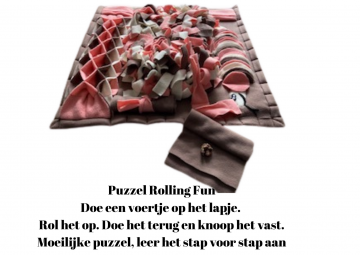 De hele mat is afgewerkt met vakjes dit zorgt voor tientallen extra zoekopties 5