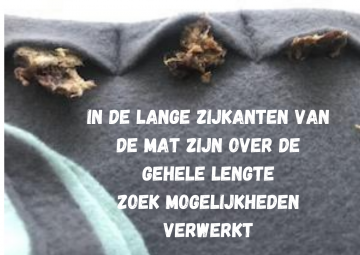 De mat heeft een stevige binnenvoering 1