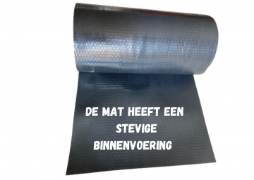 De mat heeft een stevige binnenvoering