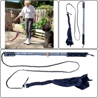 Flirtpole grijs blauw gestreept hoofdfoto