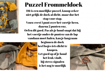Puzzel frommeldoek 1