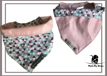 Roze 9a triangel roze groen grijs