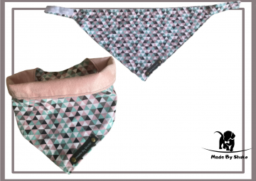 Roze 9d triangel roze groen grijs