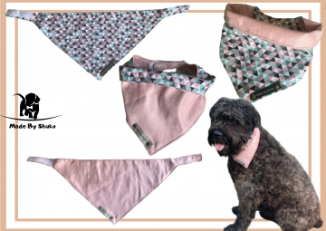 Roze 9f trangle roze groen grijs