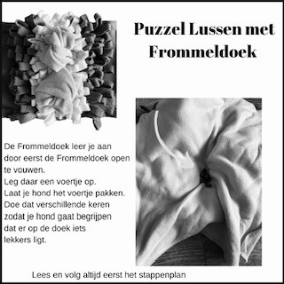 Thumbnailpuzzel lussen met frommeldoek 1 0