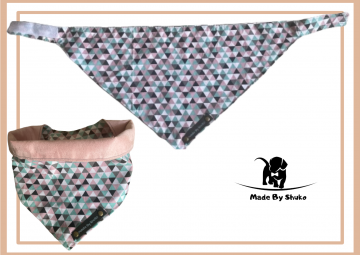 Triangel roze groen grijs