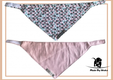 Triangel roze groen zwart