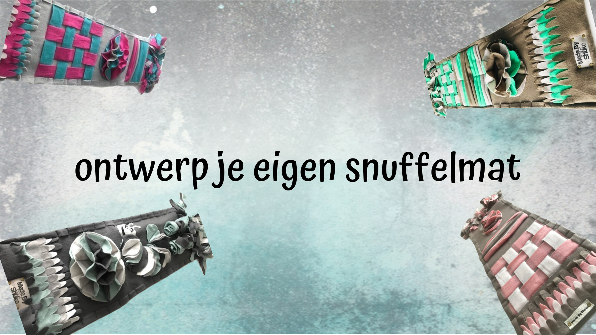 Wil je iets unieks? Ontwerp je snuffelmat het zelf