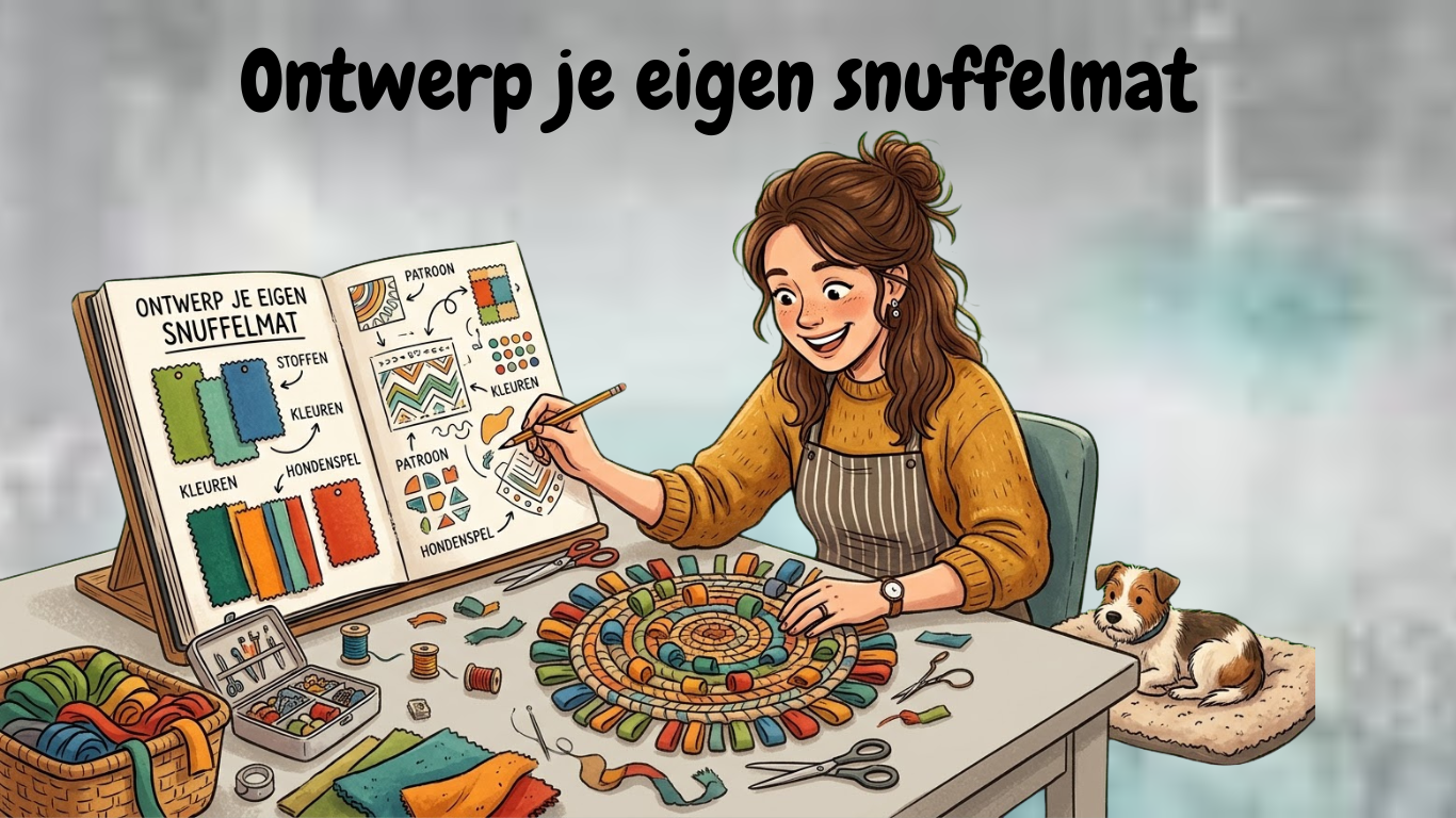 Wil je iets unieks? Ontwerp je snuffelmat het zelf